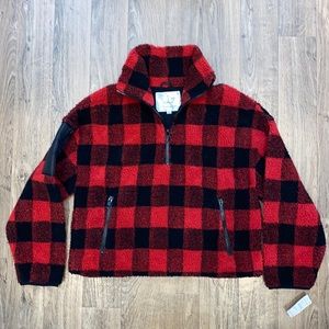 NWT Boundless North Buffalo Plaid Sherpa Medium